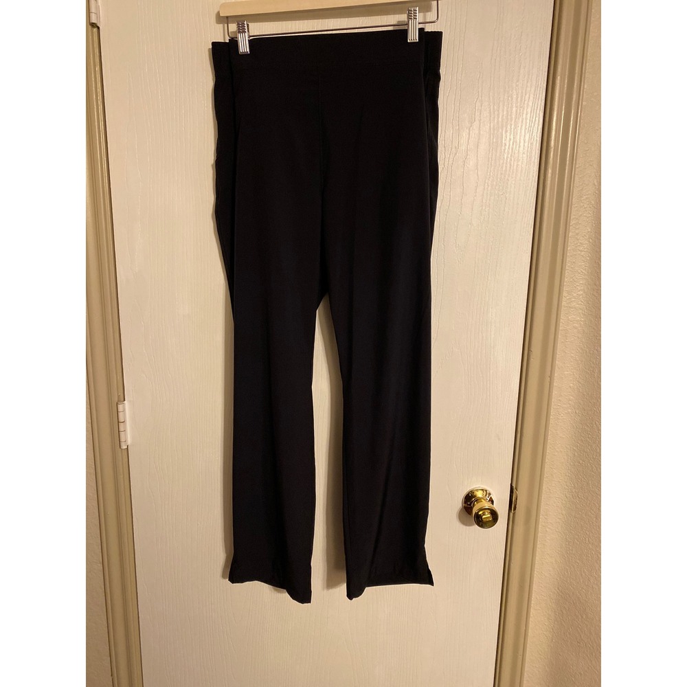 Eddie Bauer Traveler Ankle Pants Womens XXL Black Stretch Performance
0163